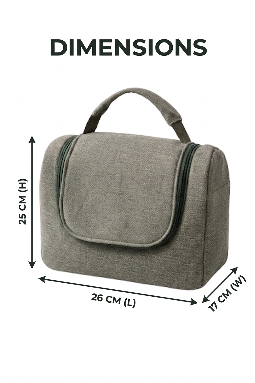 Insulated  Lunch Bag with Shoulder Strap and Front Pocket for Office Daily Use
