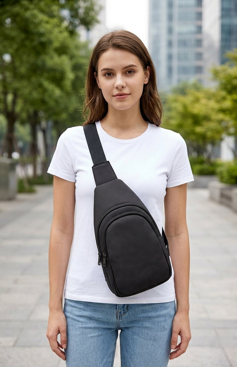 Women Crossbody Sling Bag for Girls | Trendy Chest Bag | Stylish Casual Shoulder Backpack for Travel, Shopping & Daily Use