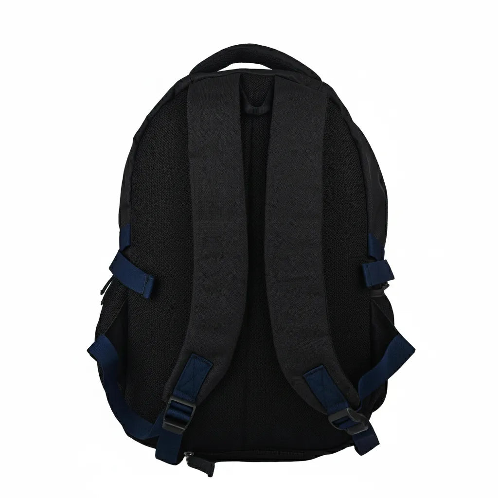 ULTRA Black Everyday Backpack with Blue Accents for Men