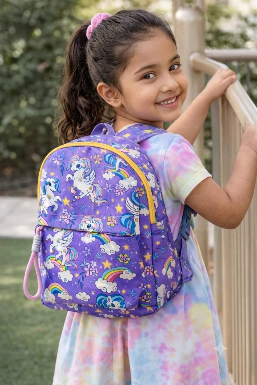 Kids Purple  Backpack | Lightweight School Bag