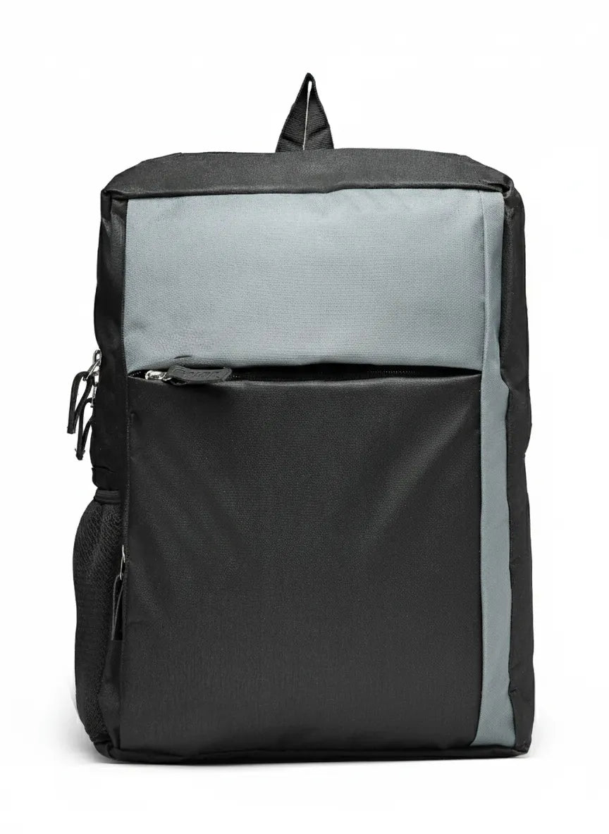 Ensac Black & Grey Backpack | Stylish Laptop & Travel Backpack for Men