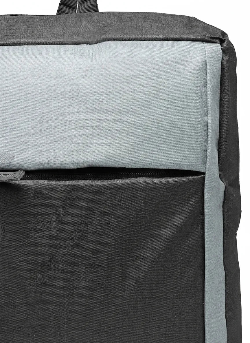 Ensac Black & Grey Backpack | Stylish Laptop & Travel Backpack for Men