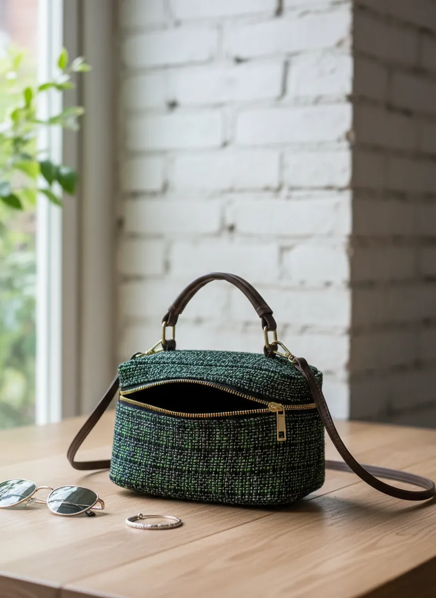 Women Round Sling Bag | Stylish Crossbody Handbag with Top Handle | Compact Shoulder Bag for Travel & Daily Use ensacworld