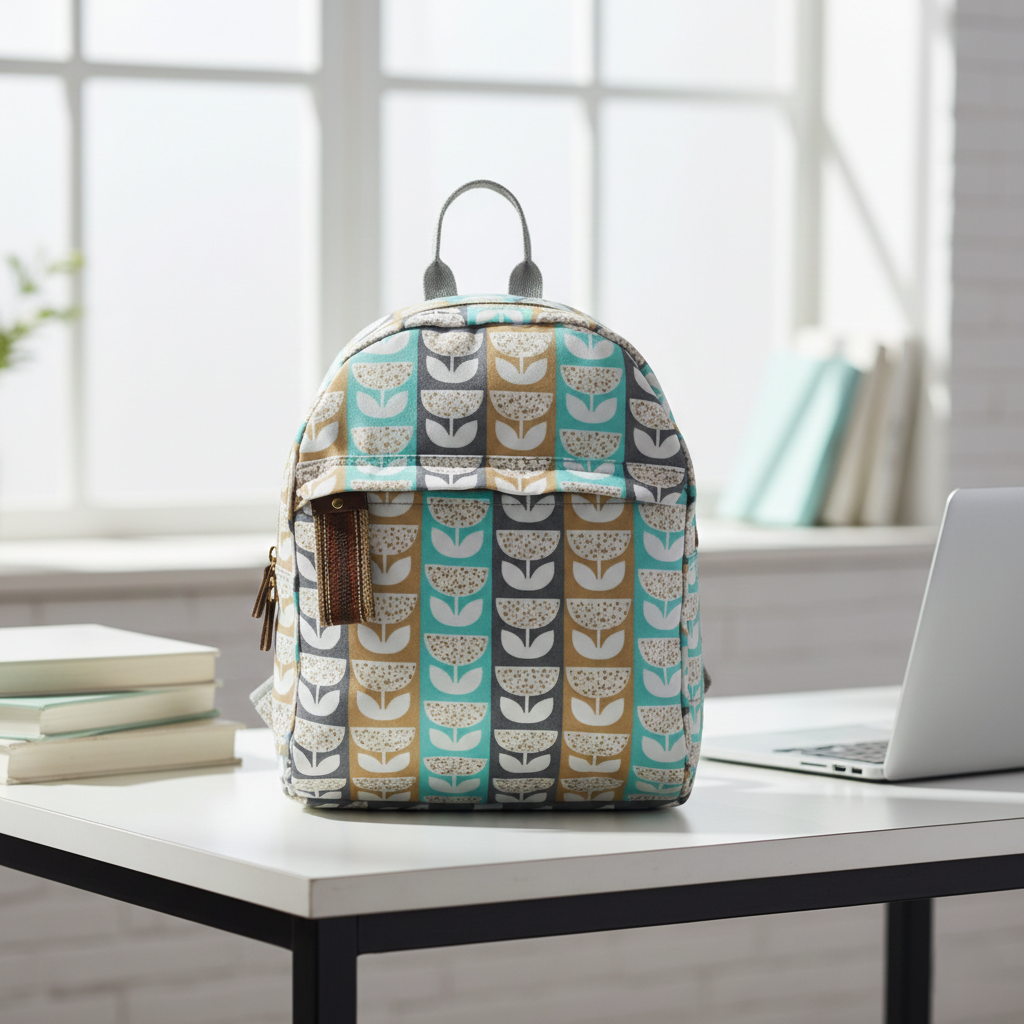 ENSAC Cotton Backpack for College Use
