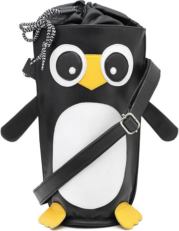 ENSAC Adorable Penguin Face Bag for Kids| Stylish Cartoon & Fun 3D Look