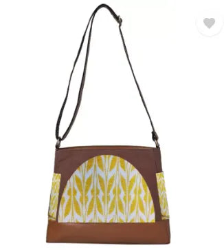Yellow Sling Bag Women's Premium Cotton