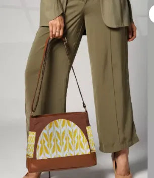 Yellow Sling Bag Women's Premium Cotton