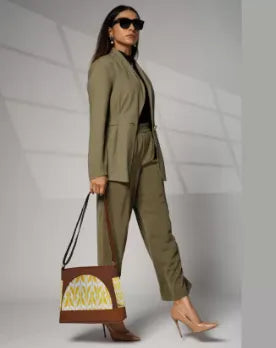 Yellow Sling Bag Women's Premium Cotton