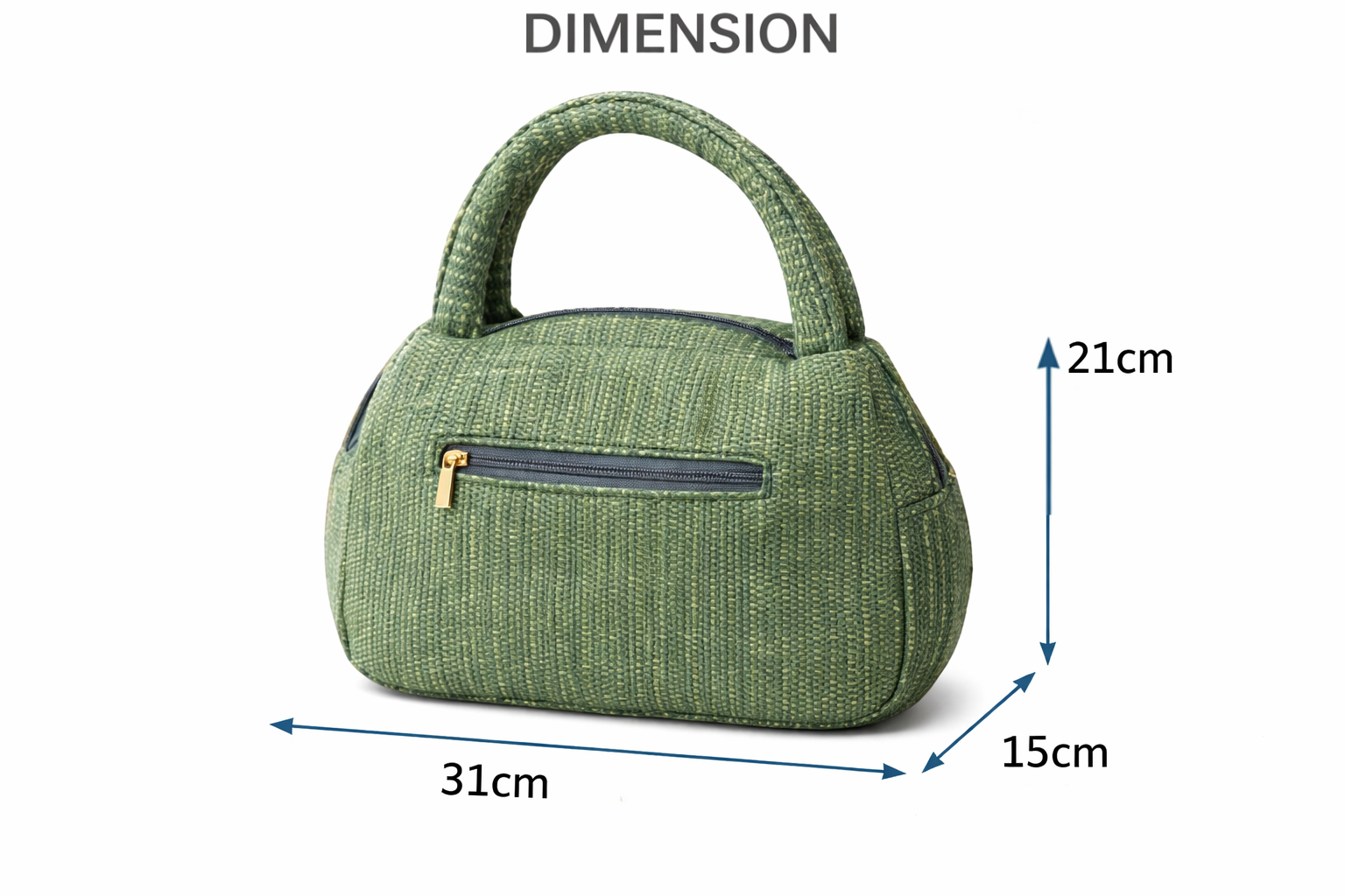 Stylish Insulated Lunch Bag with Handle | Portable Food Carry Bag