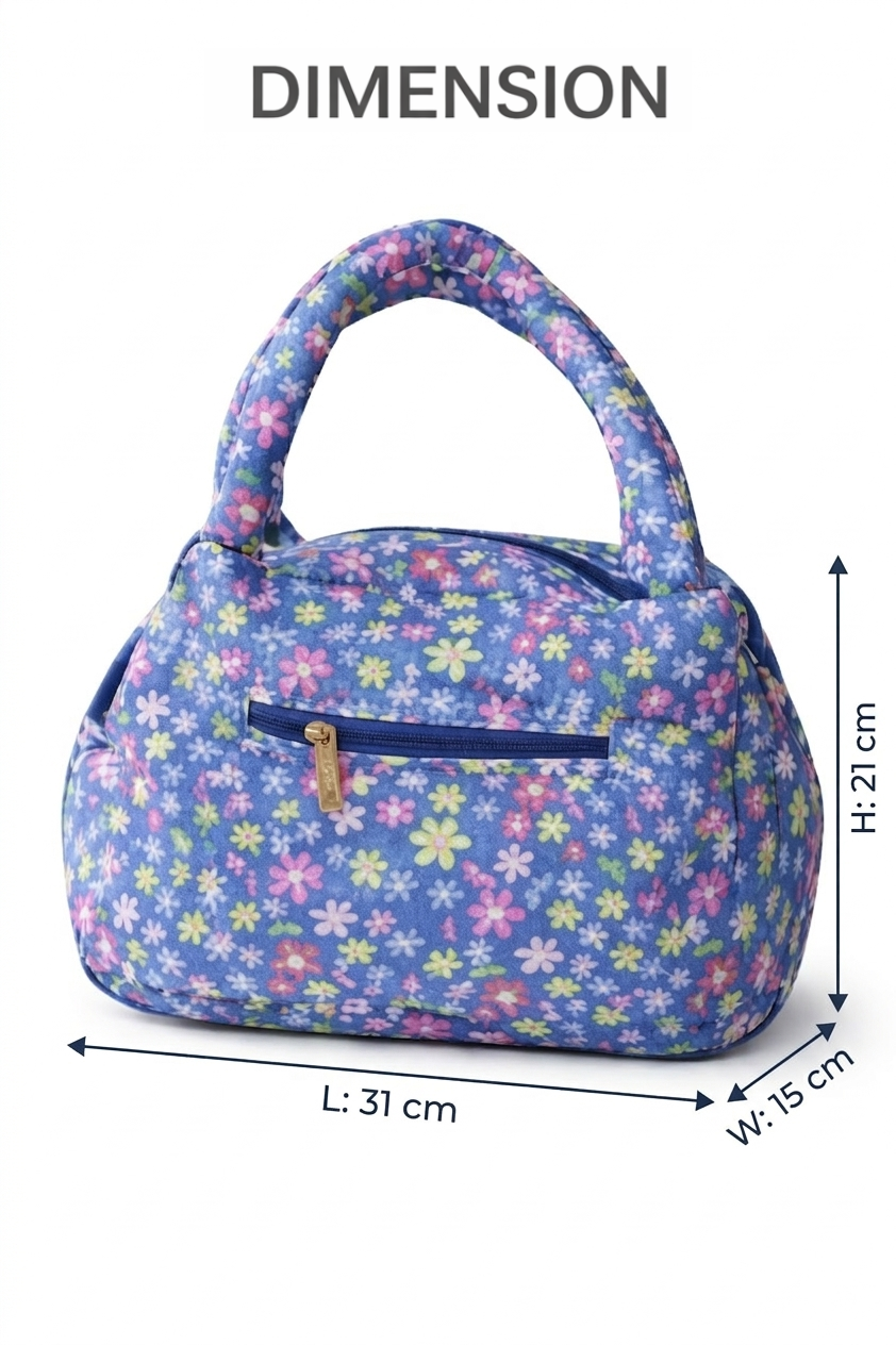 Stylish Insulated Lunch Bag with Handle | Portable Food Carry Bag