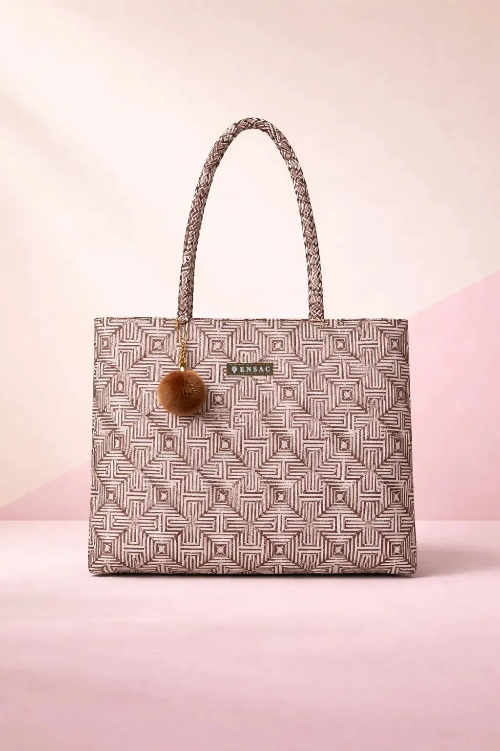 ENSAC Printed Jute Tote Bag – Small ensacworld