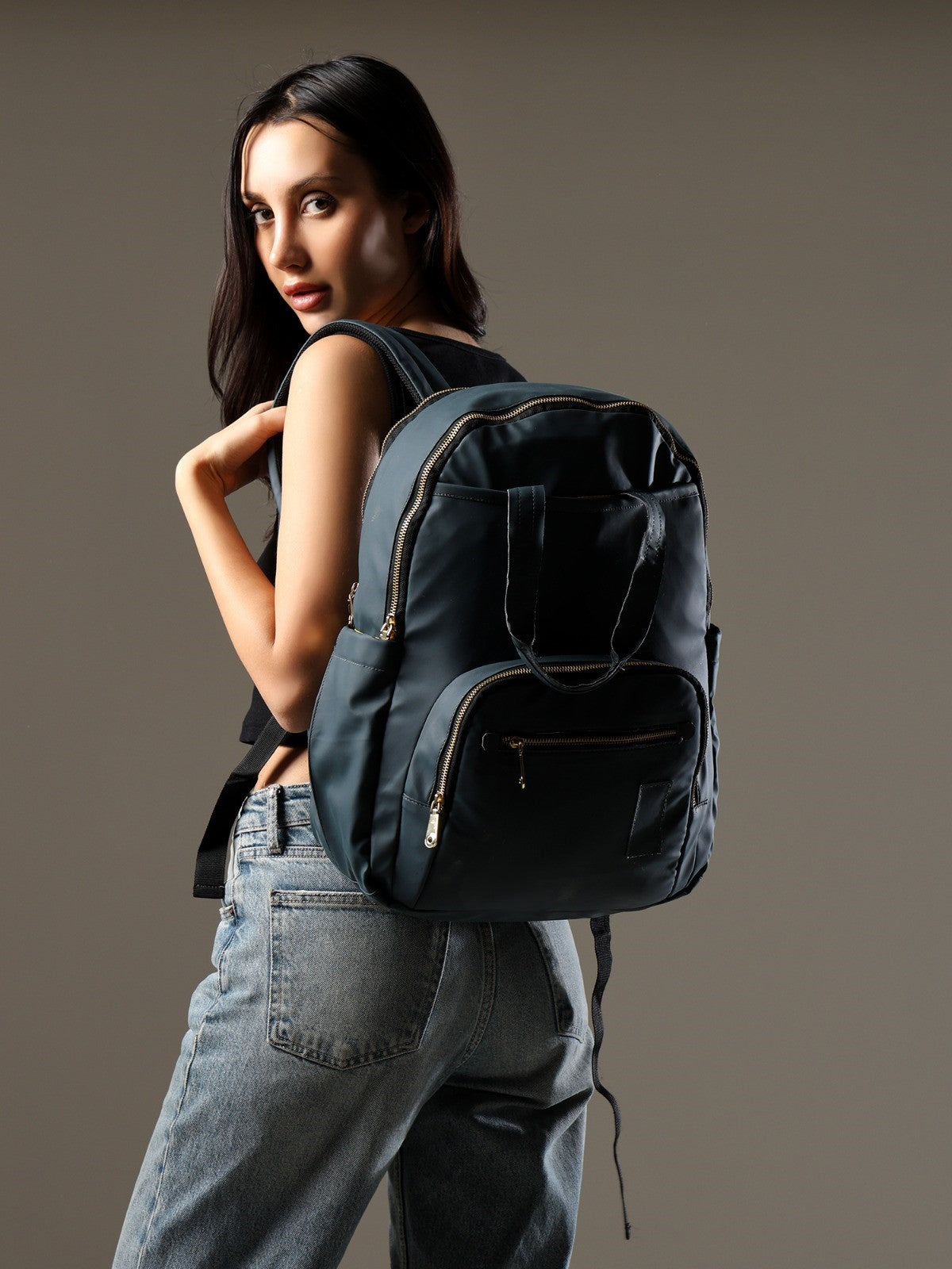 ENSAC Moko Sea Green Backpack | Stylish & Durable Backpack for Women