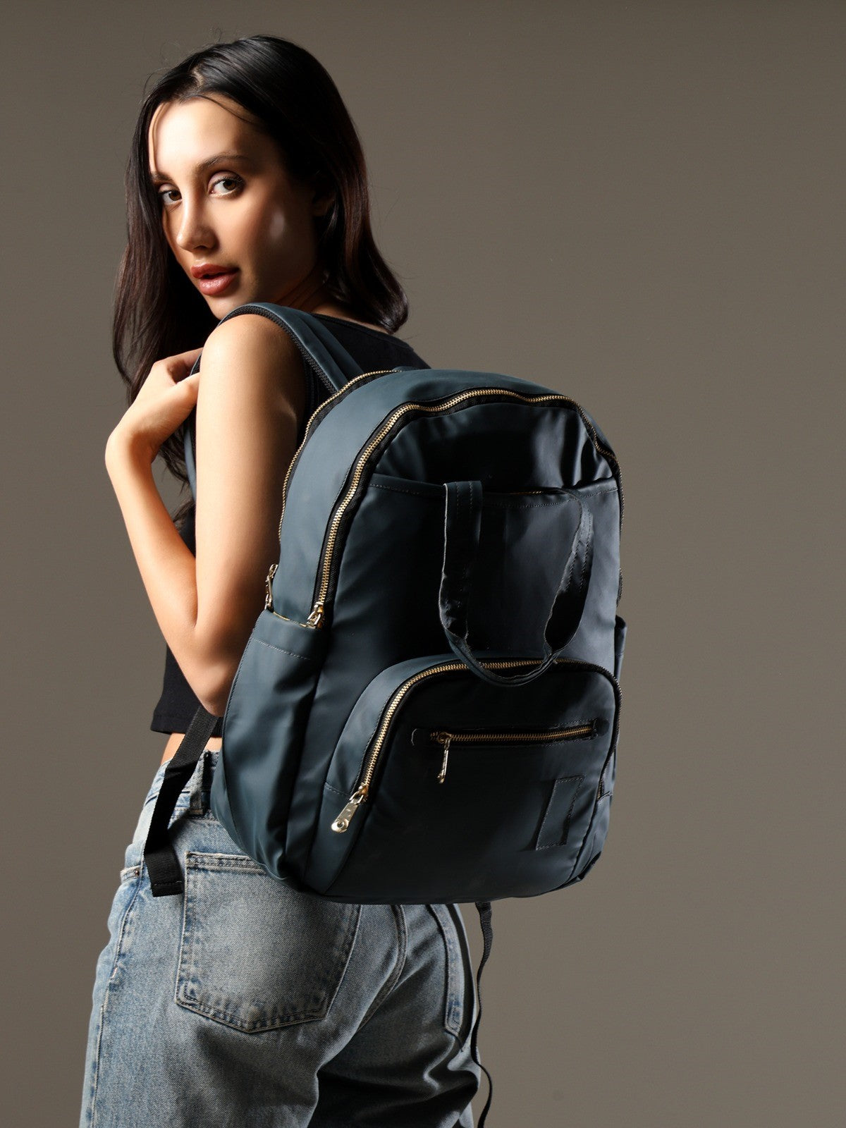 ENSAC Moko Sea Green Backpack | Stylish & Durable Backpack for Women