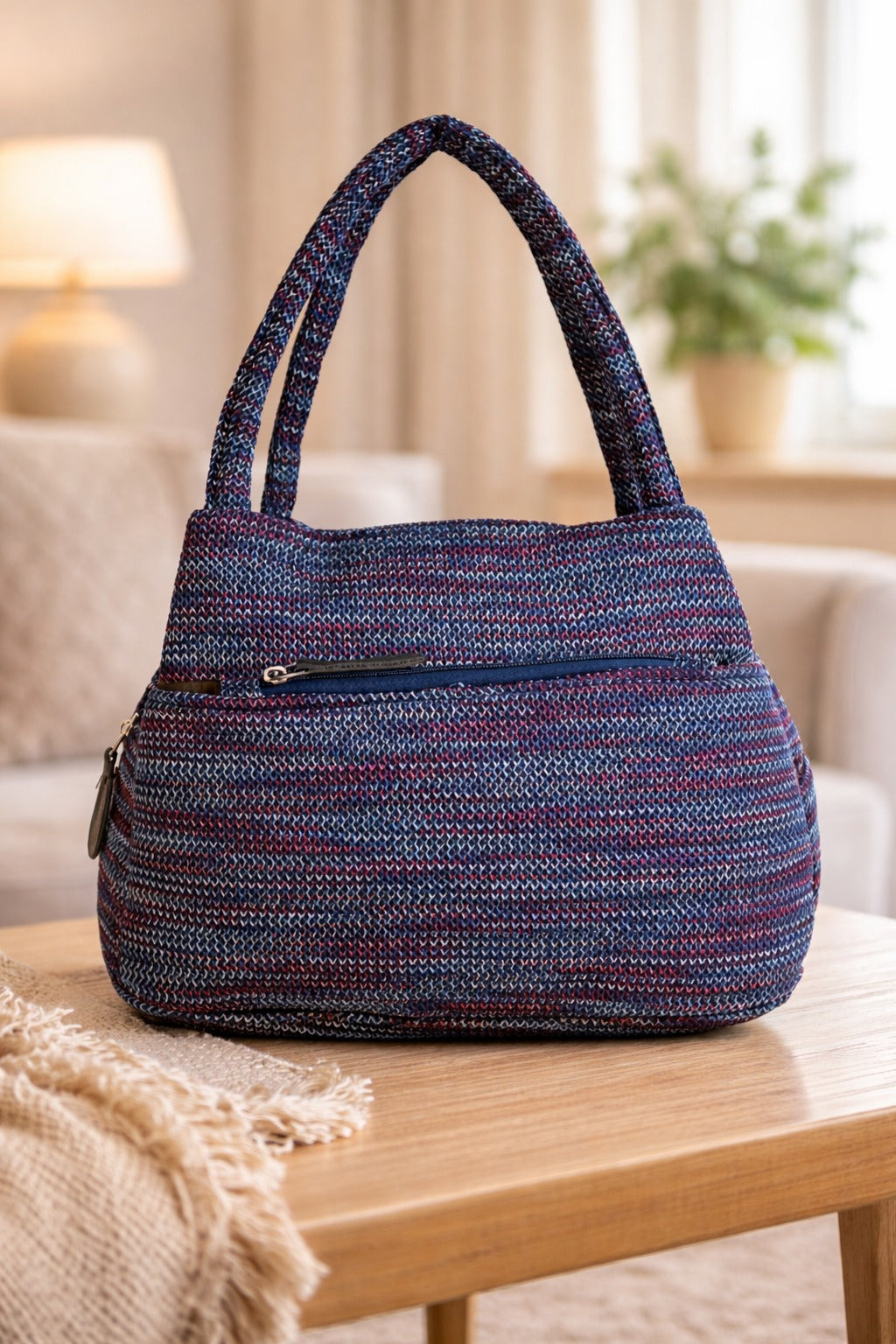 Multicolor Mesh Lunch Bag for Men & Women | Lightweight Reusable Tiffin Carry Bag with Zipper