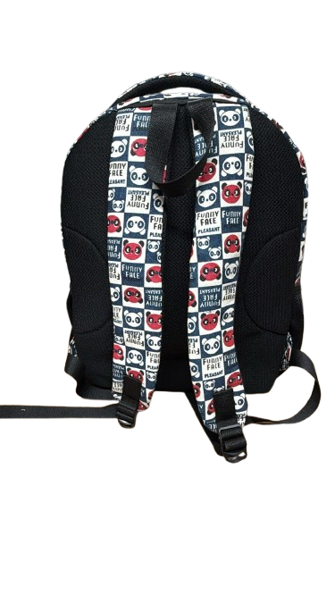 Stylish Printed Backpack with Front Pocket and Side Bottle Holders for School College and Daily Use