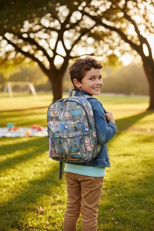 ENSAC Backpack Kid – Cute School Bags for Boys & Girls | Lightweight Polyester Laptop Backpacks