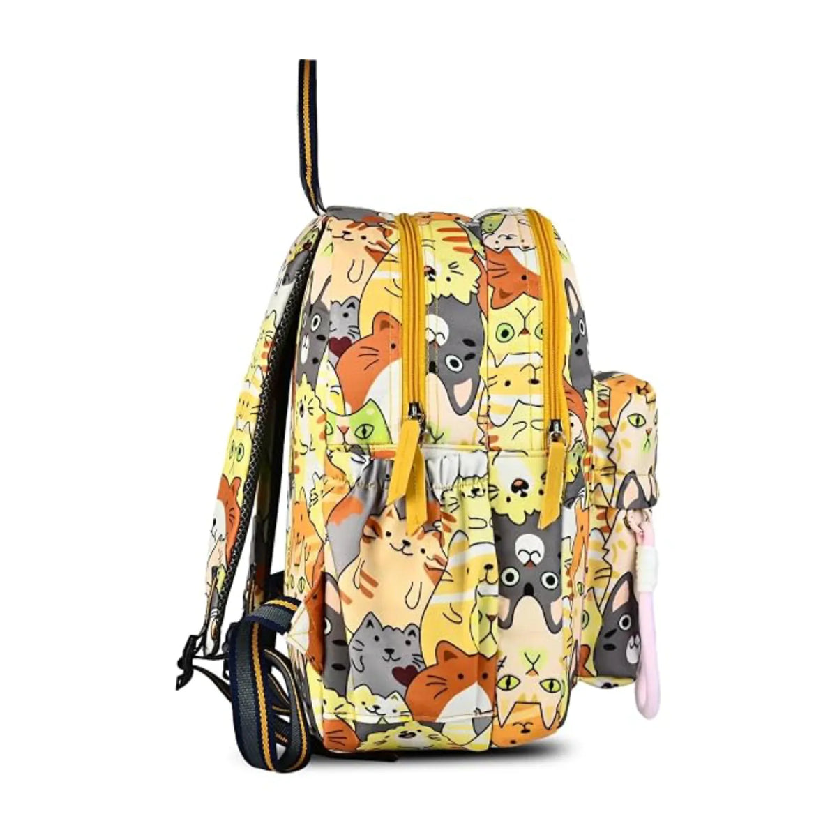 ENSAC Aesthetic Backpacks for College Girl & kids – Jute-Polyester Canvas & Corduroy Laptop Backpack
