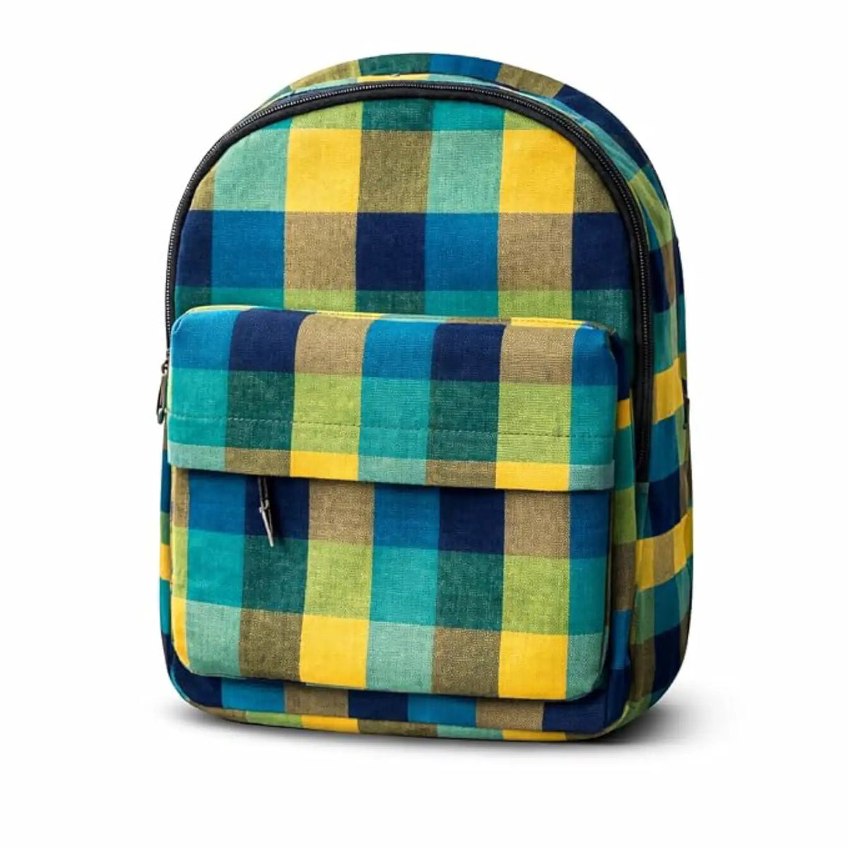 ENSAC Aesthetic Backpacks for College Girl & kids – Jute-Polyester Canvas & Corduroy Laptop Backpack