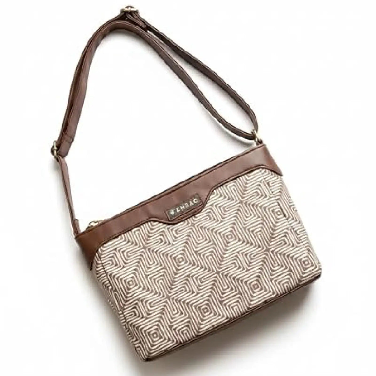 ENSAC Women's Ethnic Sling Bag – Printed Satin Silk Crossbody Bag