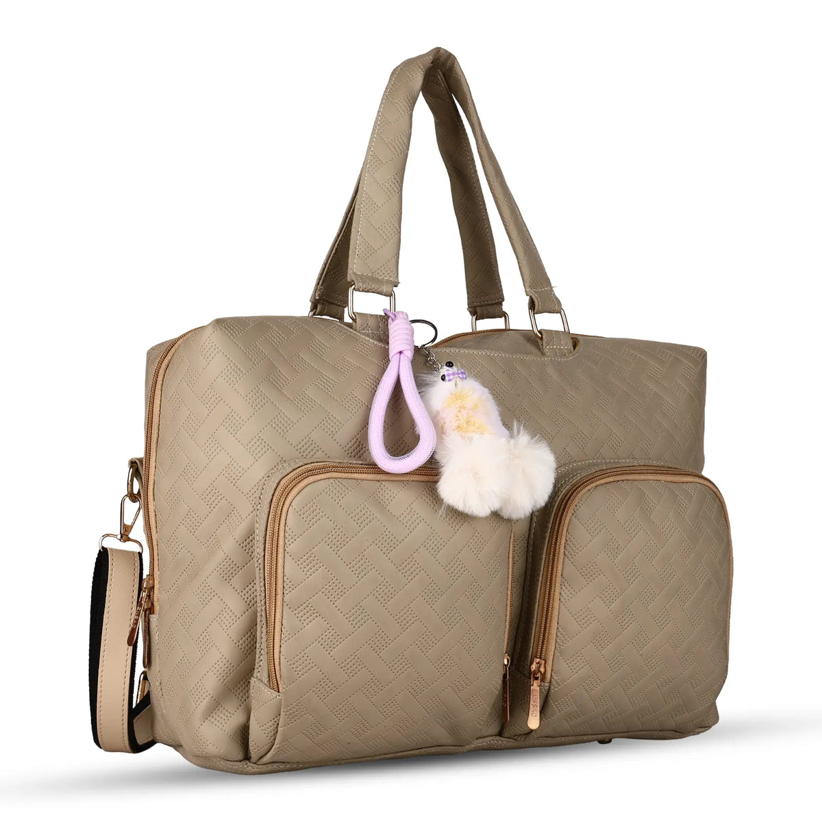 ENSAC Quilted Laptop Bag for Women – Vegan Leather Office & Work Tote