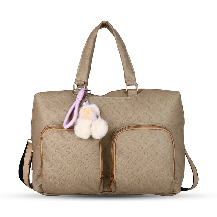 ENSAC Quilted Laptop Bag for Women – Vegan Leather Office & Work Tote