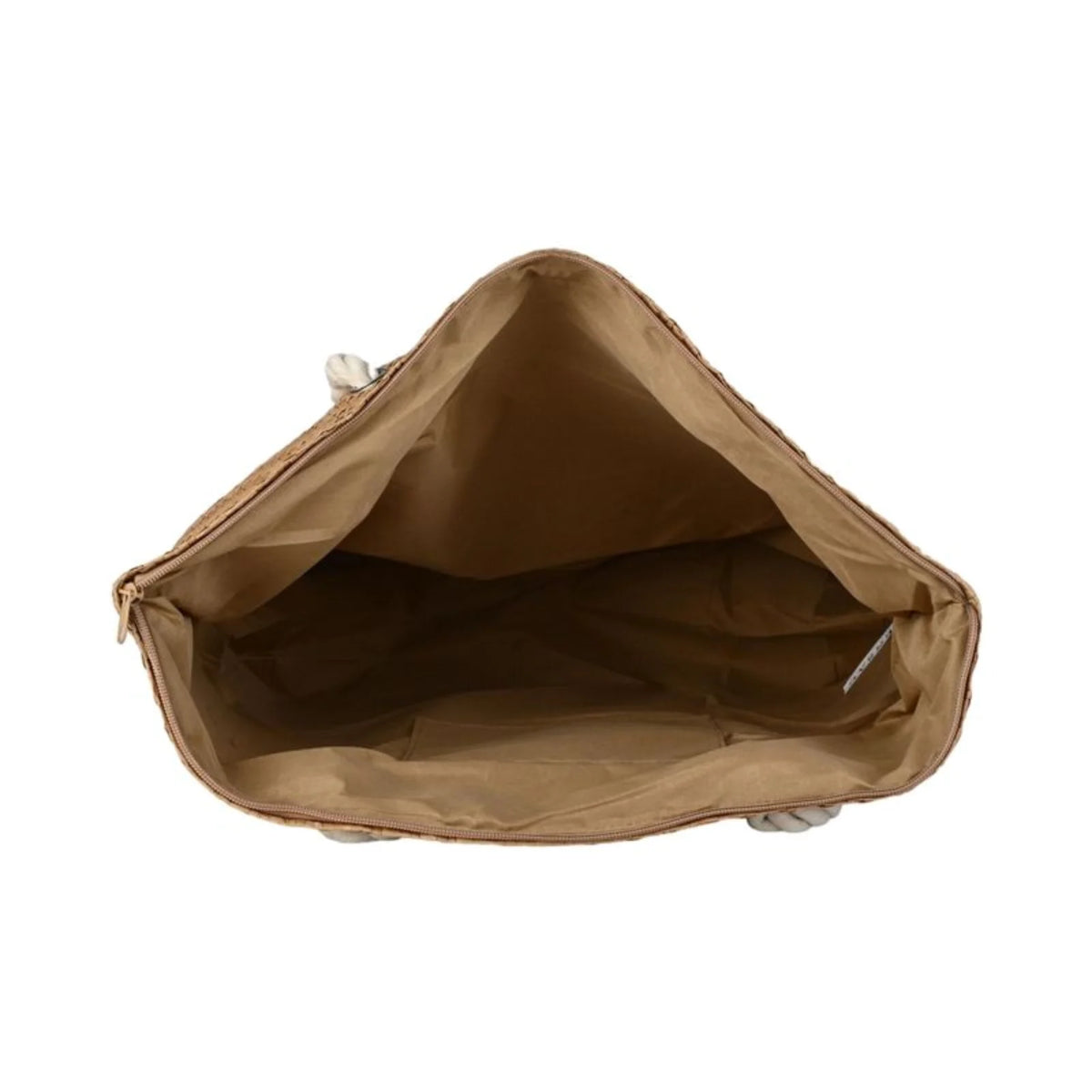 ENSAC Womens Beach Bag | Paper Straw Printed Tote Bag with Handles