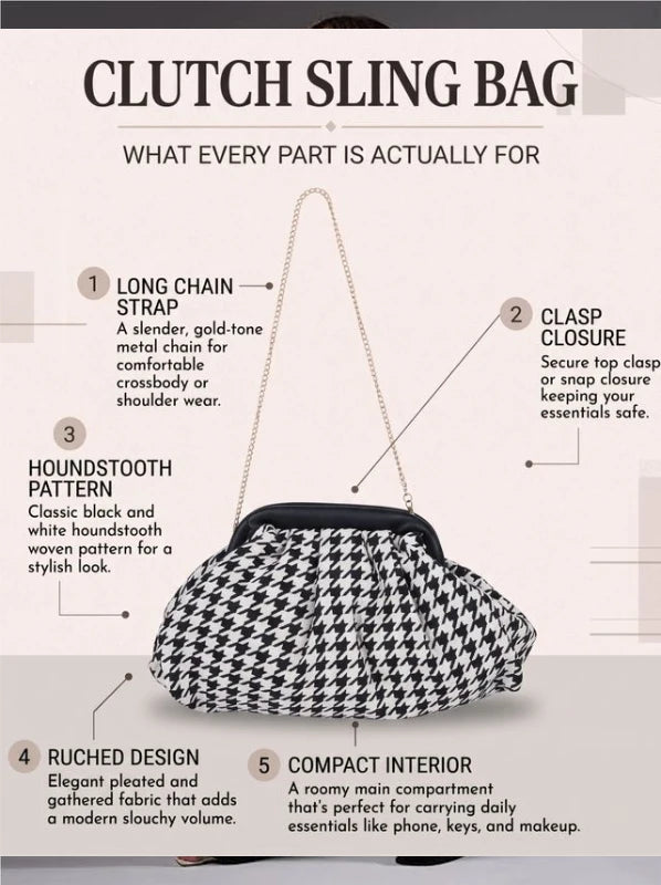 Black & White Houndstooth