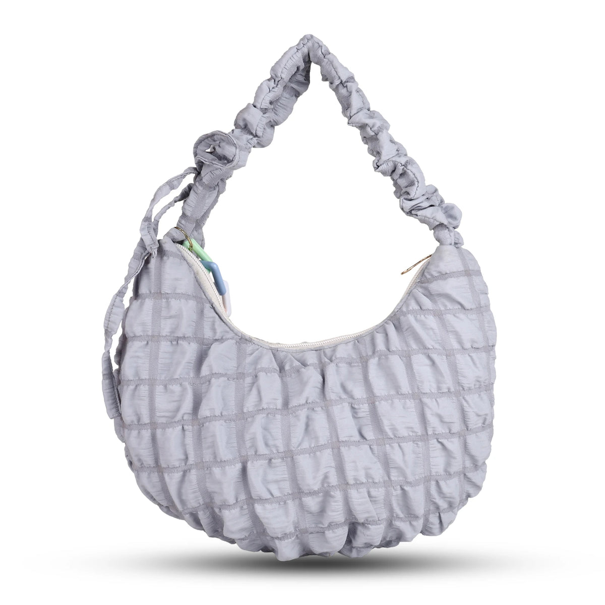 ENSAC Crescent Puff Sling Bag for Women – Popcorn Texture Shoulder Bag
