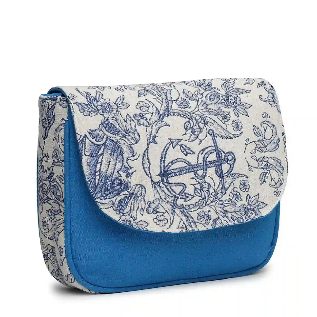 ENSAC Flap Sling Bag – Printed Canvas Crossbody Bag for Women