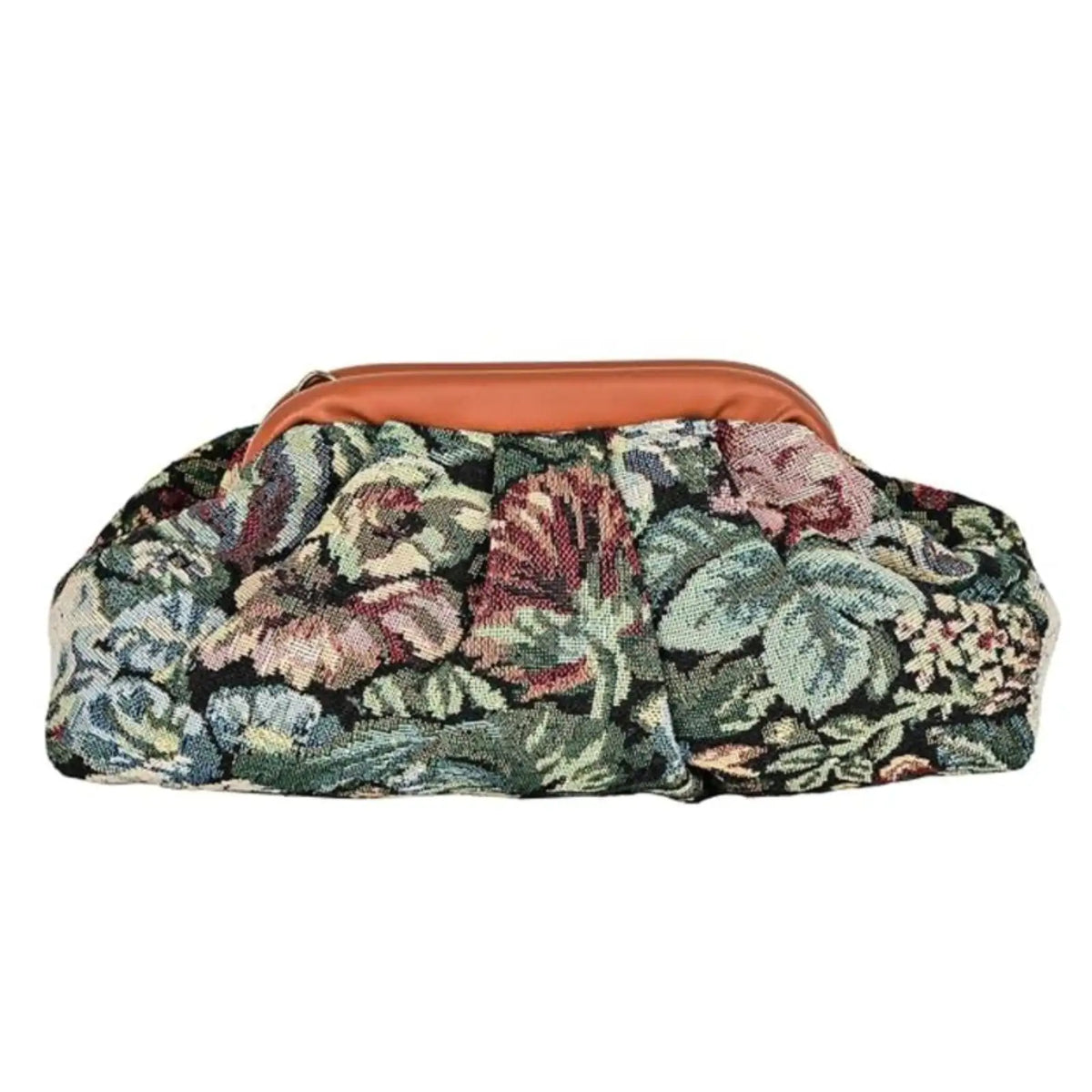 ENSAC Clutch Sling Bag for Women | Woven Jacquard Chain Strap Party Evening Bag