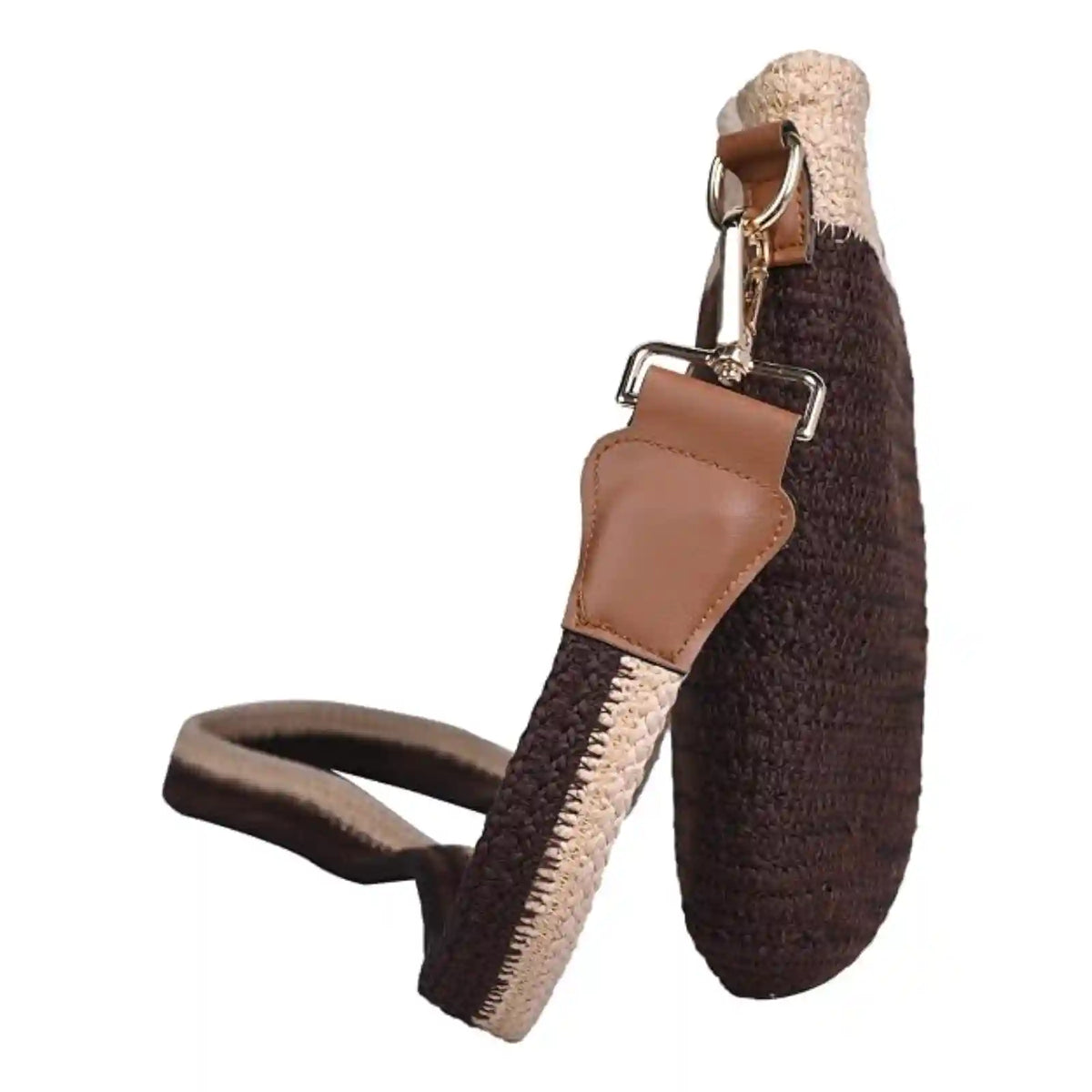 ENSAC Bucket Sling Bag for Women | Woven Nylon Rope Crossbody Bag