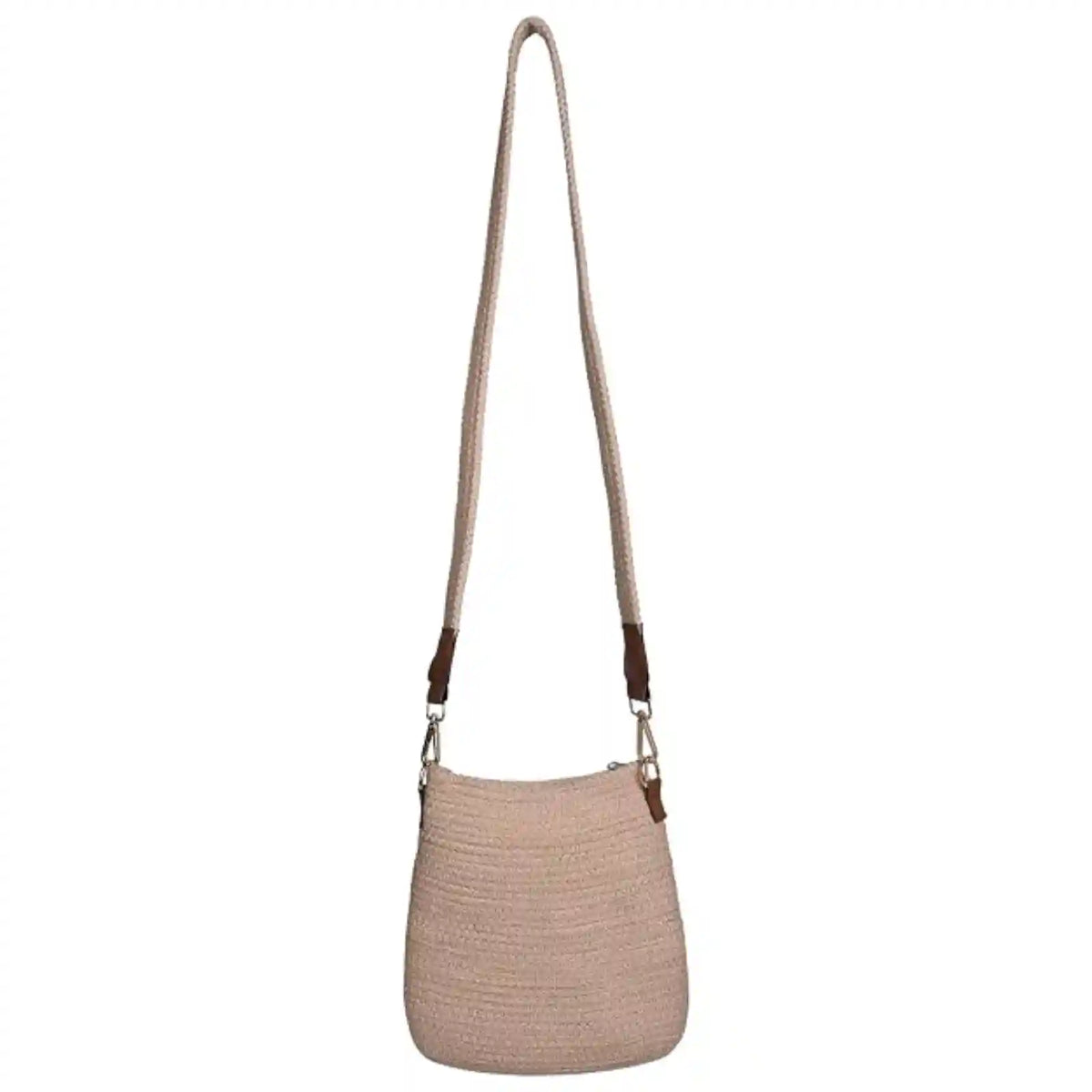 ENSAC Bucket Sling Bag for Women | Woven Nylon Rope Crossbody Bag