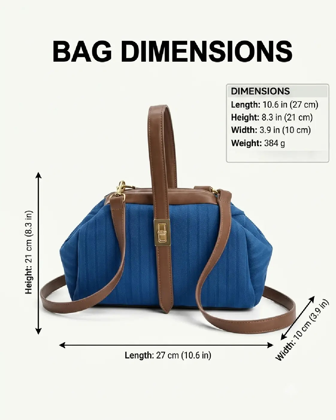 ENSAC Clutch Purse for Women | Vintage Frame Sling Bag with Crossbody handbag