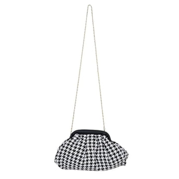 ENSAC Clutch Sling Bag for Women | Woven Jacquard Chain Strap Party Evening Bag