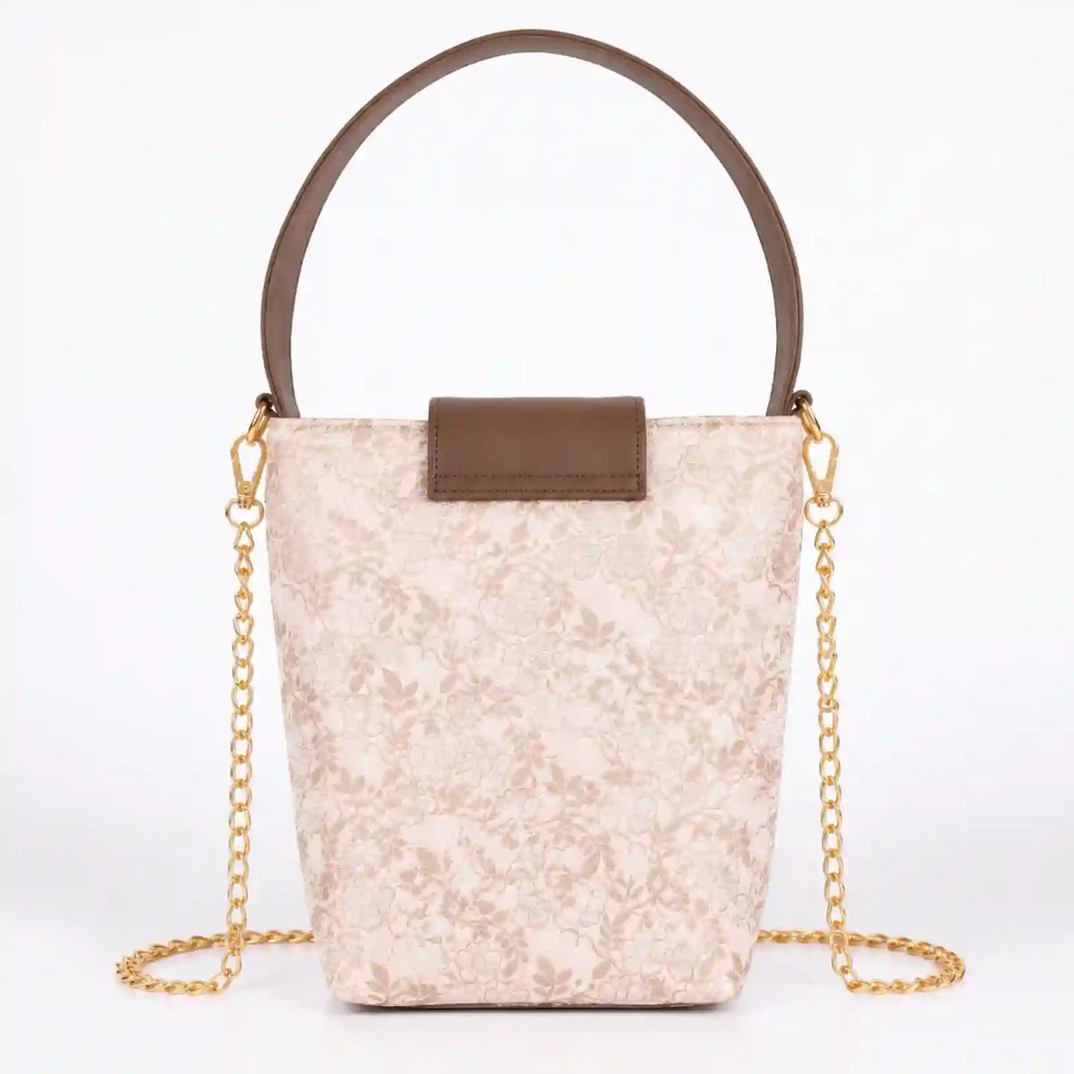 ENSAC Eternal Love Sling Bag | Silk Festive Top Handle Chain Handbag for Women