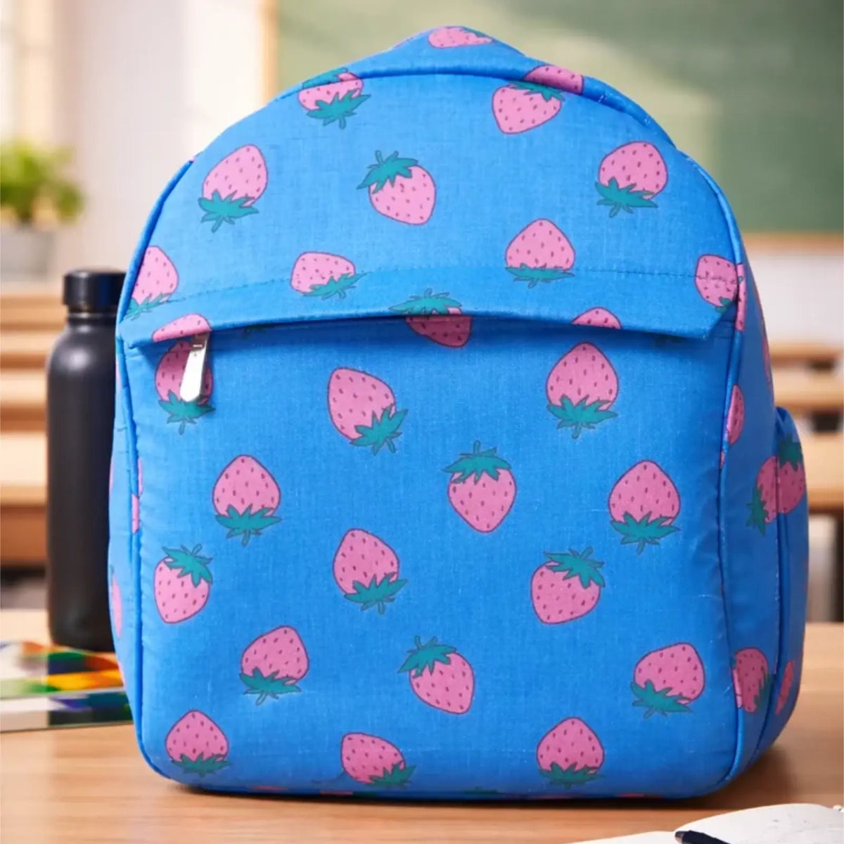 ENSAC Cute Backpack for Girls – Printed Canvas School & Picnic Travel Bag