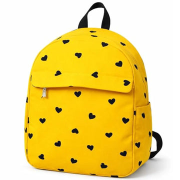 ENSAC Cute Backpack for Girls – Printed Canvas School & Picnic Travel Bag