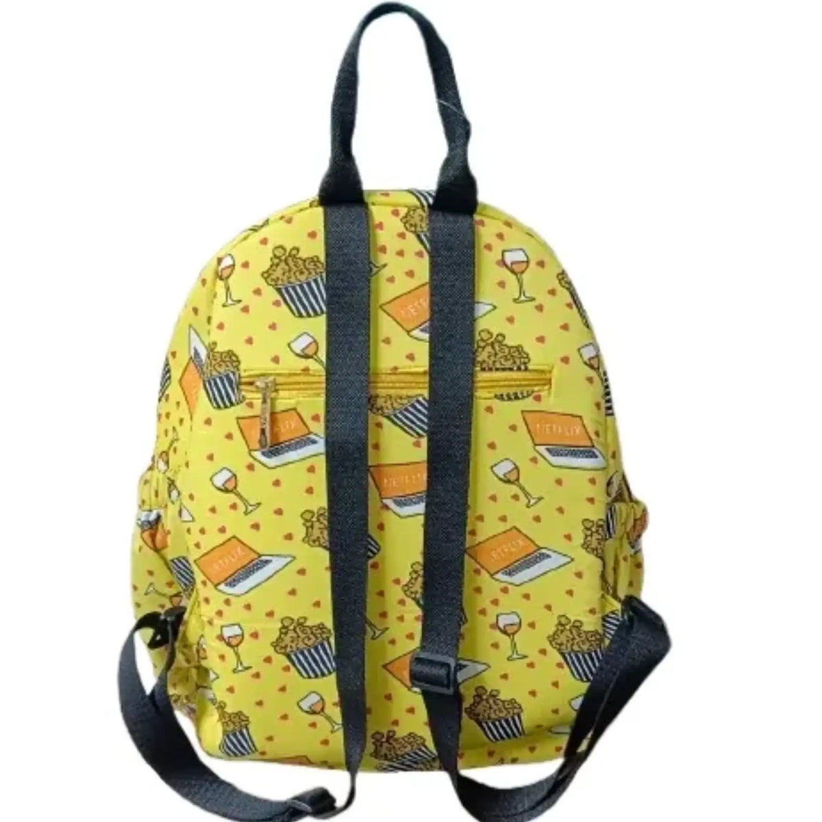 ENSAC Cute Backpack for Girls – Printed Canvas School & Picnic Travel Bag