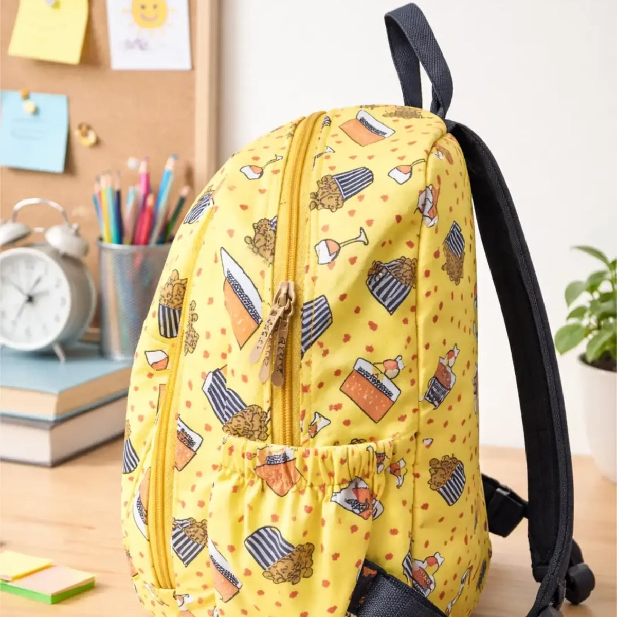 ENSAC Cute Backpack for Girls – Printed Canvas School & Picnic Travel Bag