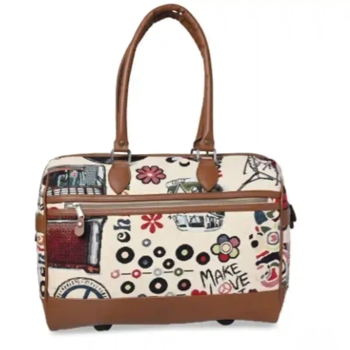 ENSAC Duffle Bag for Travel | Printed Weekender Handbag