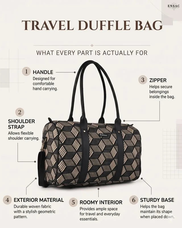 A Stylish Travel Duffle Bag for Everyday Use