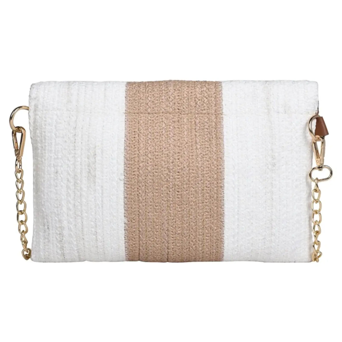 ENSAC Women's Woven Envelope Sling Bag with Flap & Crossbody Strap