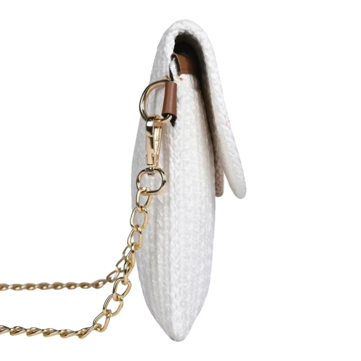 ENSAC Women's Woven Envelope Sling Bag with Flap & Crossbody Strap