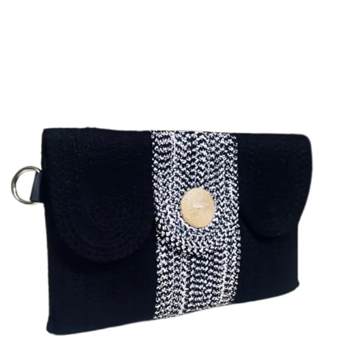 ENSAC Women's Woven Envelope Sling Bag with Flap & Crossbody Strap