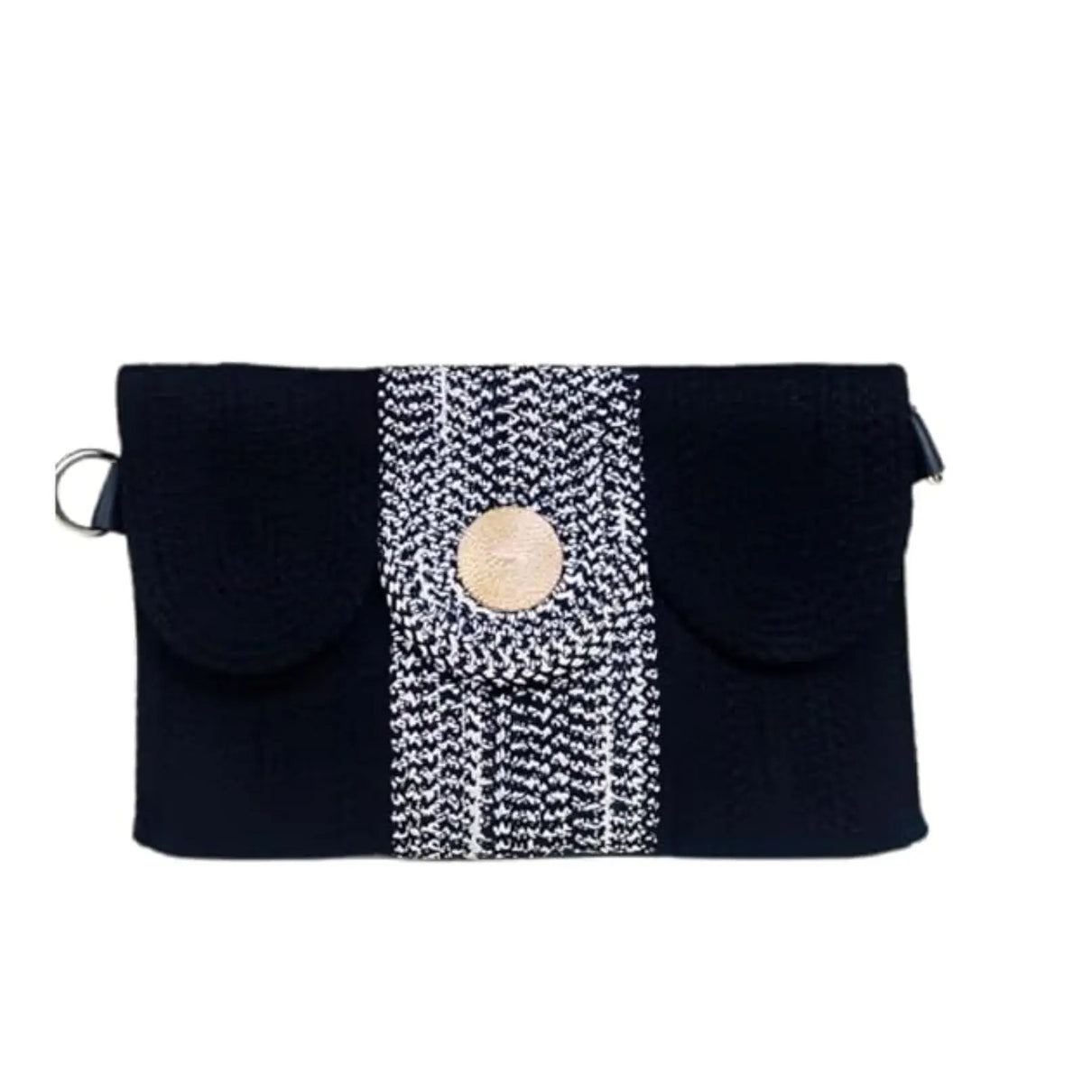 ENSAC Women's Woven Envelope Sling Bag with Flap & Crossbody Strap