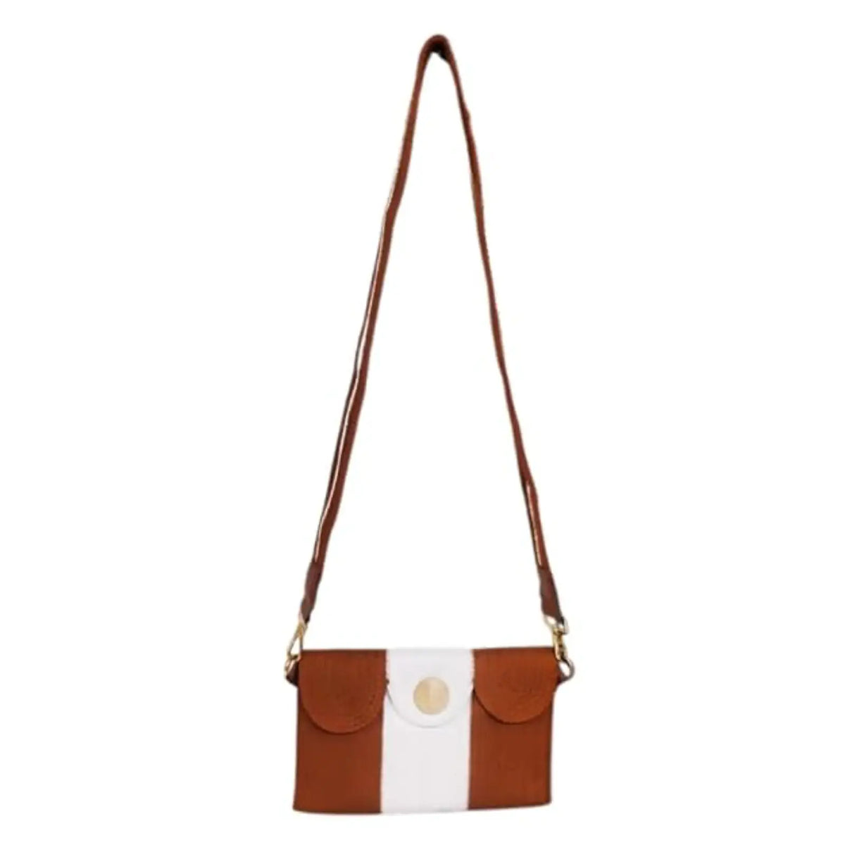 ENSAC Women's Woven Envelope Sling Bag with Flap & Crossbody Strap