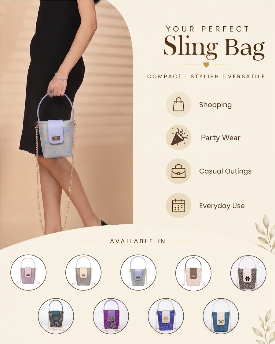 Nine Colours, One Eternal Love Sling Bag