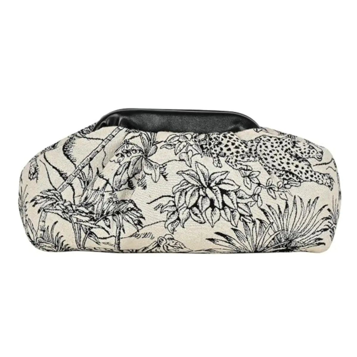 ENSAC Clutch Sling Bag for Women | Woven Jacquard Chain Strap Party Evening Bag