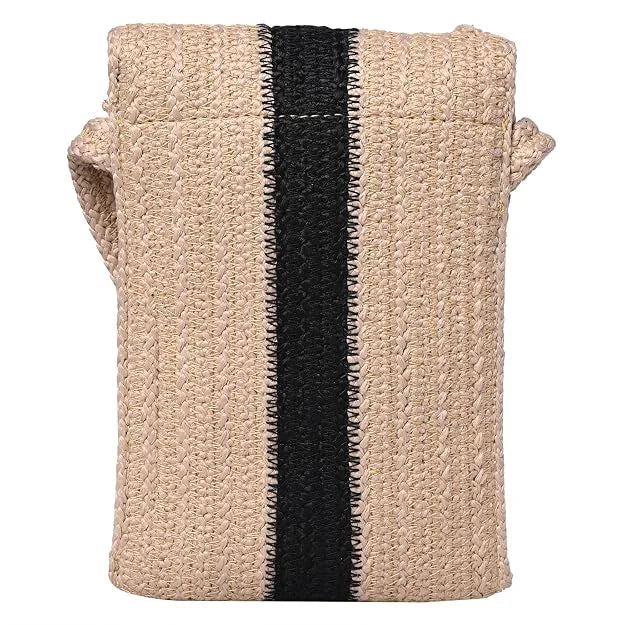 ENSAC Women's Woven Mobile Pouch Bag | Crossbody Phone Sling bag