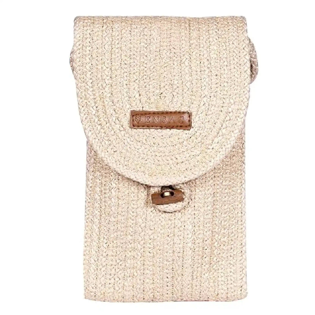 ENSAC Women's Woven Mobile Pouch Bag | Crossbody Phone Sling bag